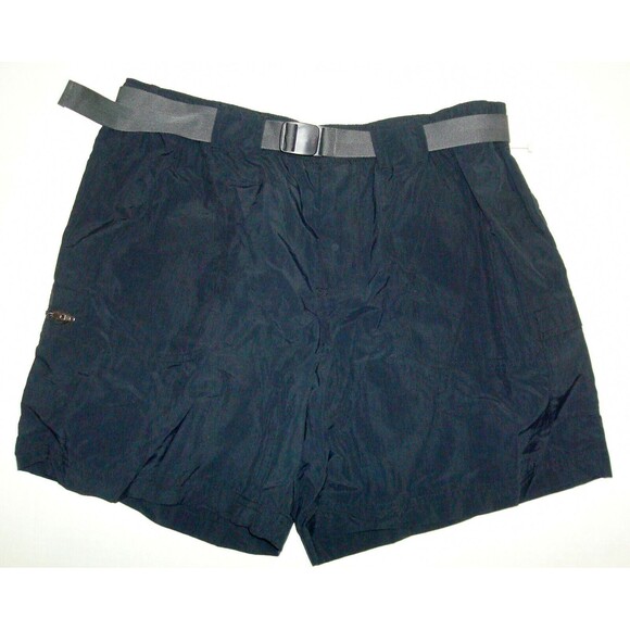 Womens M New NWT Columbia Black Hike Shorts Pockets River UPF 50 Trail Camping - Picture 4 of 7